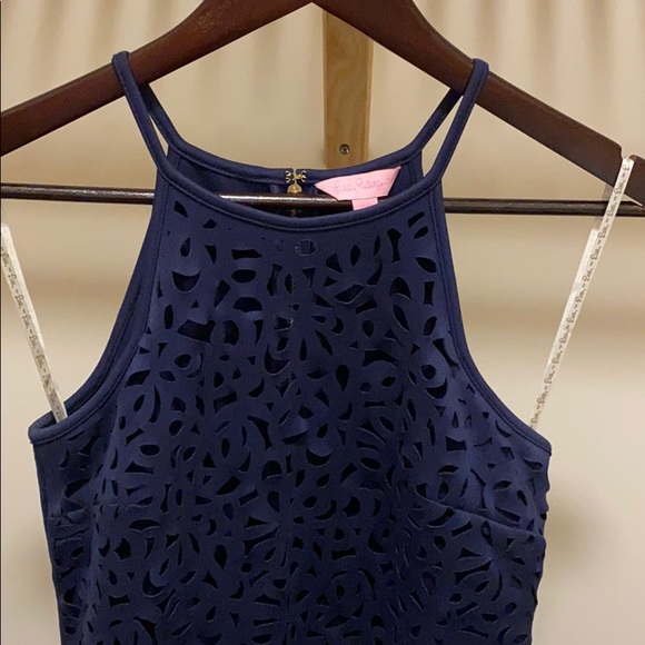Lilly Pulitzer Navy dress - Picture 2 of 10
